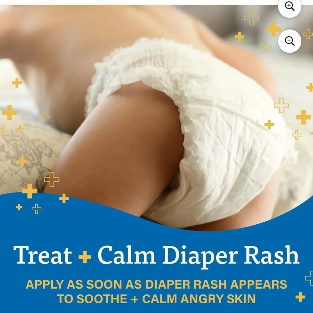 A+D Cream Baby Diaper Exp. 03/28. Baby Shower OC2